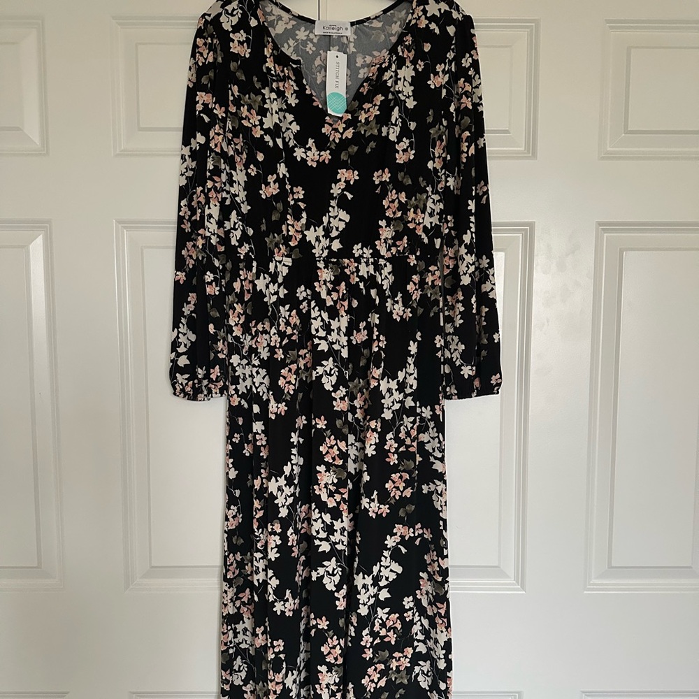 Floral print dress